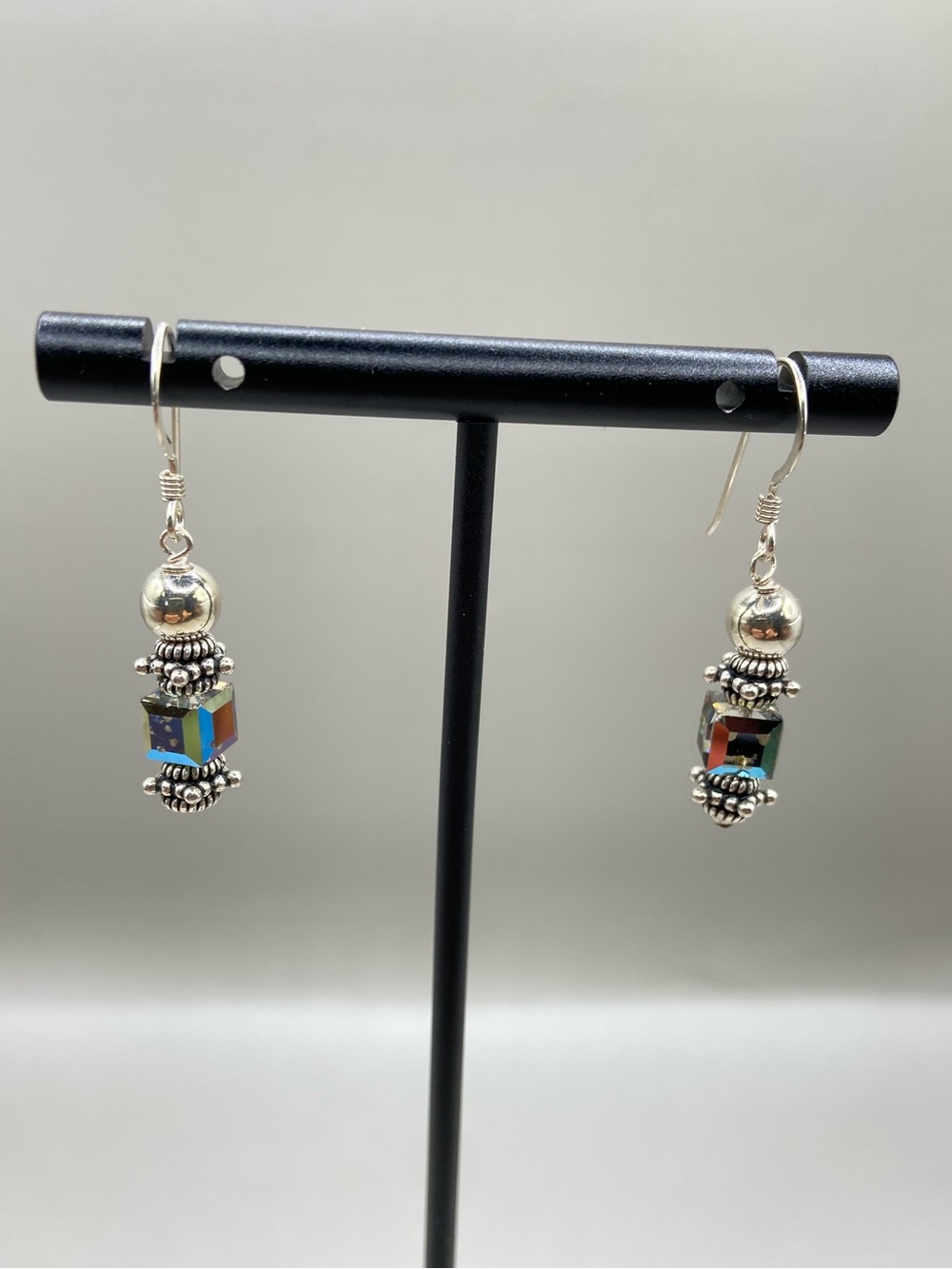 Silpada Iridescent Swarovski Earrings W0754
